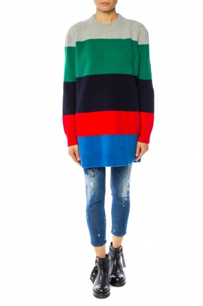 Jeansy z dziurami 'jennifer cropped jean', zdjęcie 2 Jeansy z dziurami 'jennifer cropped jean' od Dsquared2